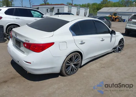 2014 Infiniti Q50 Sport from USA, damaged, VIN JN1BV7AR3EM702476